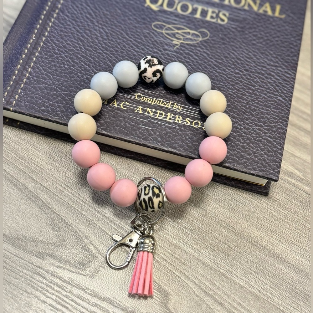 Boho Wristlet Keychain